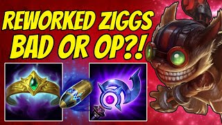 Wild Rift  IS REWORKED ZIGGS BROKEN OR USELESS [upl. by Zerline132]