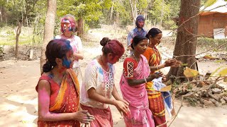 Dol Utsav at Milon Mela Theatre House Santiniketan [upl. by Landri]