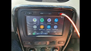 Mervs Duster Tips  Enabling Android Auto Apple Car Play to Media Nav Evolution LG  DaciaRenault [upl. by Norrehc]