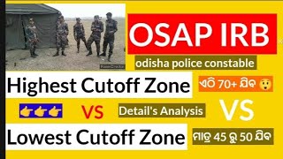 OSAP IRB cutoff 2024 l OSAP IRB previous year Cutoff l Odisha police cutoff l osap irb safe score [upl. by Grissom284]