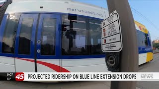 Projected ridership drops 30 for Blue Line LRT Extension [upl. by Irmgard640]