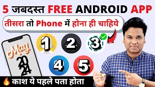 Top 5 Best Apps for Android  Best Free Android Apps May 2024 [upl. by Anirtik]