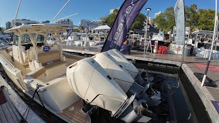 2025 SCOUT 357 LXF NEW MODEL  Sarasota Boat Show [upl. by Glynn]