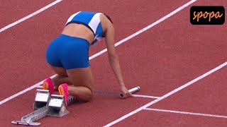 Unforgettable Moments Moscows Stunning Victory in the Womens 4x400m Relay [upl. by Abigail]