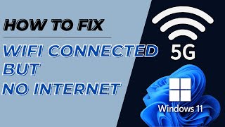 Solved How to Fix That No Internet 5GHz WiFi Issue on Windows 11 [upl. by Cerf909]