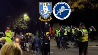 Mayhem as Millwall and SWFC fans try to get at each other😱🤯 [upl. by Uok]