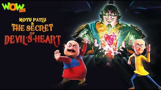 The Secret of Devils Heart  New Hindi Cartoon Movies  Motu Patlu Movie  Wow Kidz  spot [upl. by Nej]