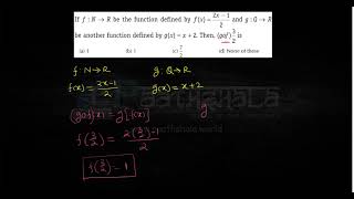 Que 45  Relations and Functions  NCERT Exemplar  Class 12 [upl. by Eimmas]