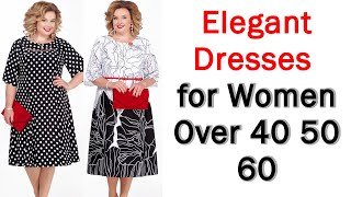 Gorgeous Dresses For Women Over 50 and 60 [upl. by Tirzah]