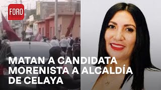 Momento del asesinato de Gisela Gaytán candidata de Morena a la alcaldía de Celaya  Las Noticias [upl. by Terr813]