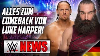 Alles zum Comeback von Luke Harper Kommt Big Cass doch zurück  WrestlingWWE NEWS 752019 [upl. by Enyt]