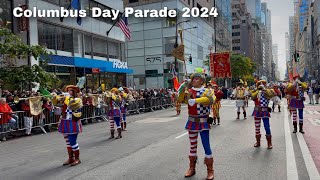 NYC LIVE  The 80th Annual Columbus Day Parade 2024 [upl. by Milson]