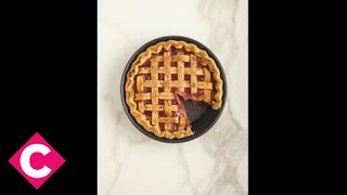 How to weave a lattice pie crust [upl. by Pomfret]