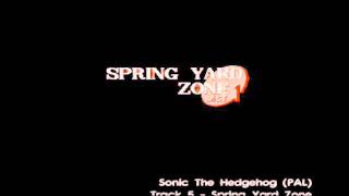 Sonic The Hedgehog PAL OST Track 5  Spring Yard Zone [upl. by Nattie31]