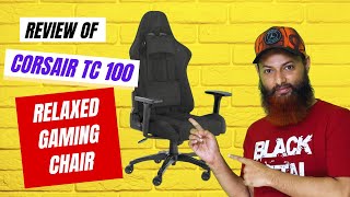 Review of Corsair TC100 Relaxed Gaming Chair [upl. by Levin]