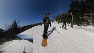 Snowboarding Killignton VT 2024 [upl. by Narf]