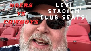 49ersampCowboys 2024 Levi Stadium Club SeatsThe Best Fan Experience 49ers dallascowboys49ers [upl. by Swift]