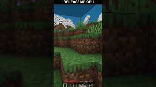 Be A Villager  Release Me Or minecraft shorts minecraftshorts [upl. by Goldberg]