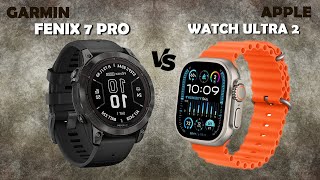 Apple Watch Ultra 2 vs Garmin Fenix 7 Pro [upl. by Piegari866]