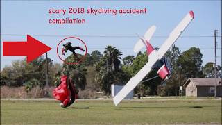 skydiving Accidents gone wrong 2019 compilation [upl. by Aidahs353]