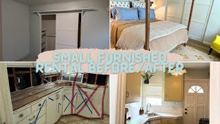 Traditional Small Space Rental to Furnished Rental Makeover [upl. by Oizirbaf500]