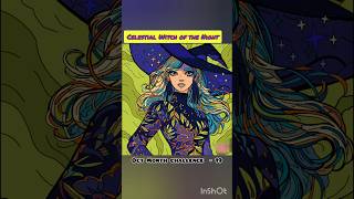 Celestial Witch of the Night 🌃 halloween halloween2024 shorts trending halloweencostumes funny [upl. by Rakso]