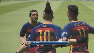 BECOME A LEGEND 56Spanish Cup 2015 FC Barcelona vs Athletic Club [upl. by Berget]