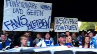 FanDemo gegen Insolvenz beim MSV Duisburg [upl. by Coltun]