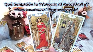 ✨Escucha que Sensación le Provocas al Recordarte 😗🔎💓AlmasLlamasExs🔥 tarot [upl. by Eicyak]