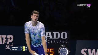 Basel 2023  Tallon Griekspoor vs Hubert Hurkacz Highlights 🔴  Tennis Swiss Indoors Basel [upl. by Nnazus]