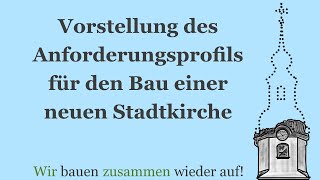 Infoabend zum Bau der Großröhrsdorfer Stadtkirche  25112024 [upl. by Attemaj]