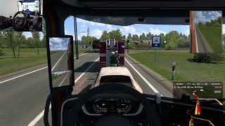 Kaunas to Riga  Euro Truck Simulator 2  Logitech g29 [upl. by Araz]