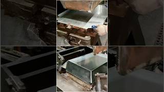 Transforming Thin Steel Sheets into Satisfying Box Shapes  ASMR Metalworking [upl. by Vassili]