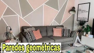 Paredes geométricas83 inspirações para decorar sua casa [upl. by Salamanca]