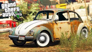 РЕАЛЬНАЯ ЖИЗНЬ В GTA 5  НАШЕЛ РЖАВЫЙ VOLKSWAGEN BEETLE 🌊ВОТЕР [upl. by Ardnuhsor]