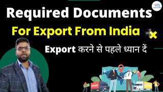 Export Documentation and Procedure in Hindi  process of export from india  Export and import [upl. by Sexela]