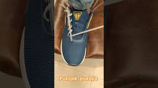 How to tie shoelaces  Shoes Cleaning  Pushpa Pushpa  ytshorts pushpa2therule viral footwear [upl. by Anilecram15]