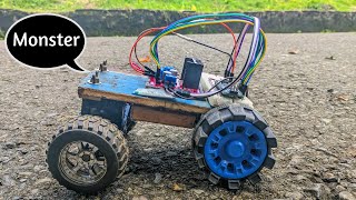 Arduino Bluetooth controlled Car using two Motor HC06L293D [upl. by Kinsman]