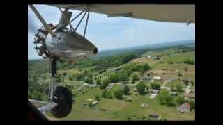 Vintage Plane Arrives at GreenevilleGreene County Airport [upl. by Aldarcy]