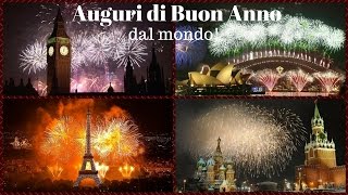 Auguri di Felice Anno Nuovo Video per gli auguri di Buon Capodanno 2020 dalle città del mondo [upl. by Nalyorf554]