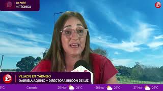 VILLAZUL en Carmelo libre y gratuita Lo cuenta la Directora de Rincón de Luz Gabriela Aquino [upl. by Nnylarak]