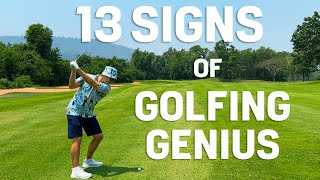 13 Signs You Might Be a Golf Genius [upl. by Allimak869]