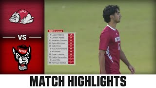 GardnerWebb vs NC State ACC Mens Soccer Highlights 2023 [upl. by Rainger]