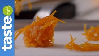 How to make candied orange peel  tastecomau [upl. by Barnabe98]