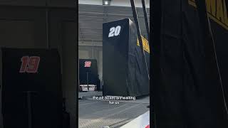 Thompson Where are the pit boxes NASCAR hauler [upl. by Li610]