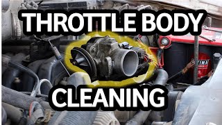 Ford Ranger Throttle body cleaning fixing idle [upl. by Dwane]