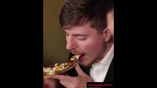 I Ate A 70000 Golden Pizza 🍕 everyone youtuber mrbeast mrbeastshorts godsgraceethics [upl. by Malan119]