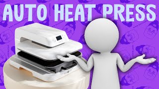 15x15 Auto Heat Press Machine From HTVRONT  First Impression NeverDenyMecom [upl. by Gwenny]