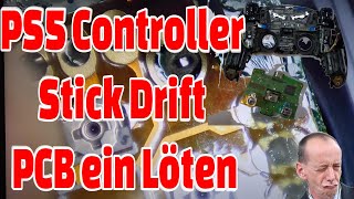 PS5 Controller Stick Drift PCB einlöten [upl. by Pegasus966]