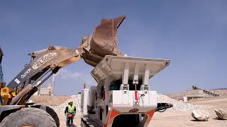 EVORTLE MOBILE CRUSHER CT 850 IN MAGNESITE MINE AREA [upl. by Jeritah216]